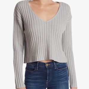 black sweater (slightly cropped)